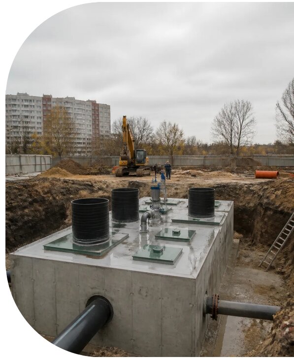 Канализационная насосная станция в Кизилюрте от 258150 р. | АПаруса-Кзт